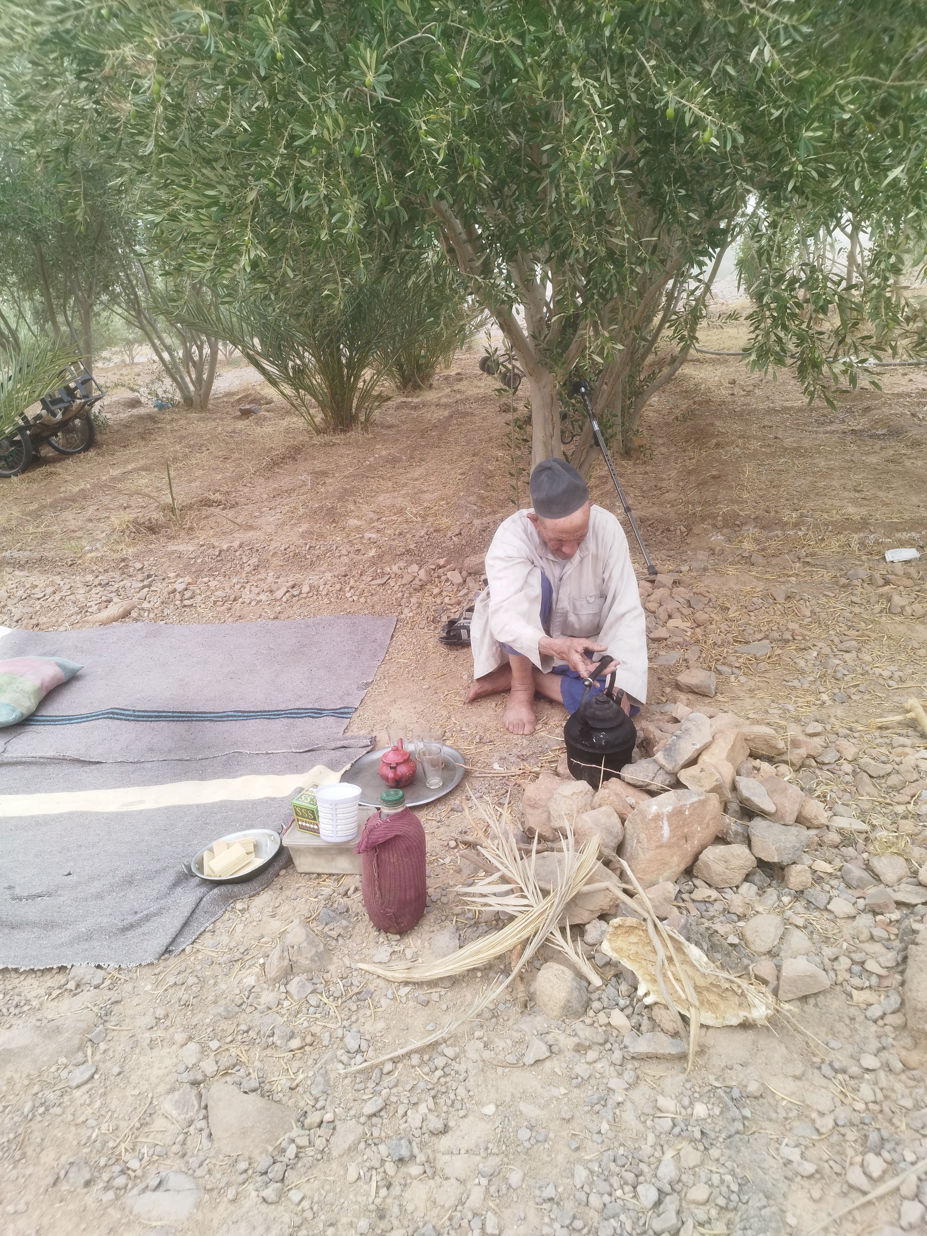 Traditional tea preparation